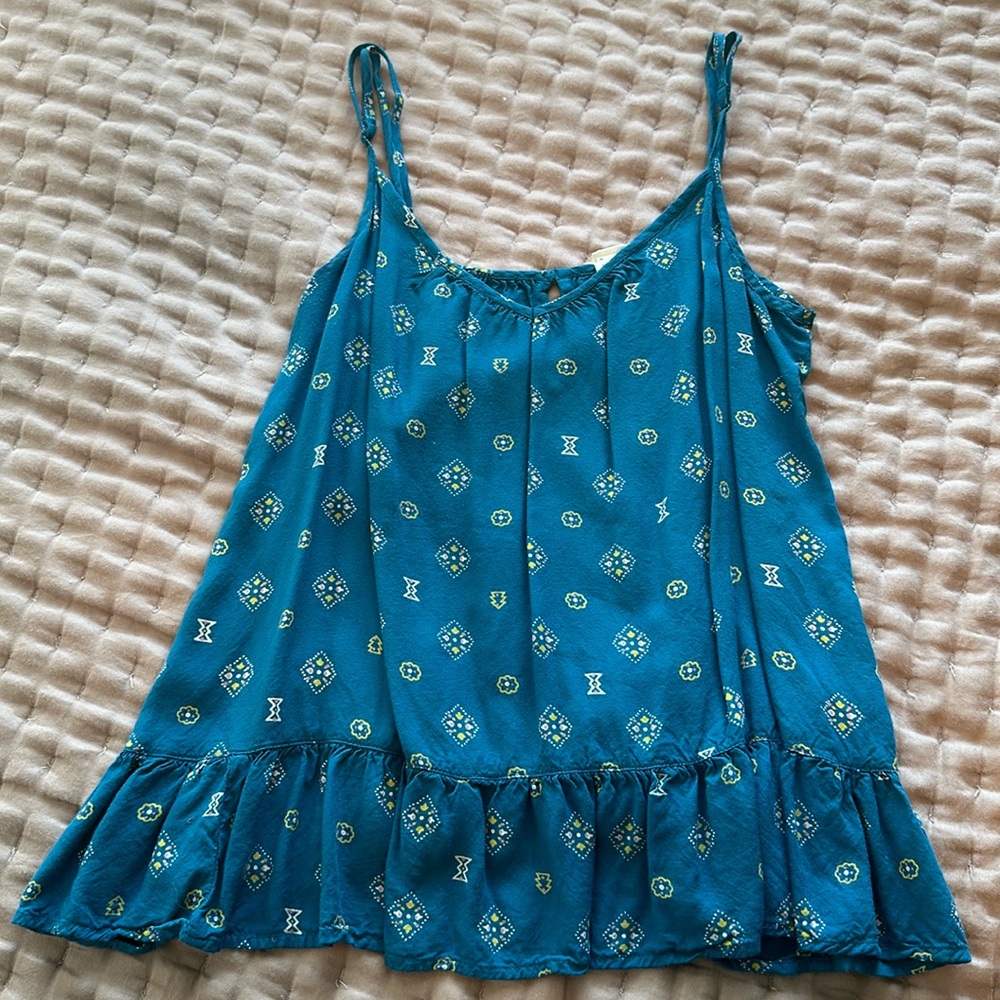 Volcom Teal Tank Top Small